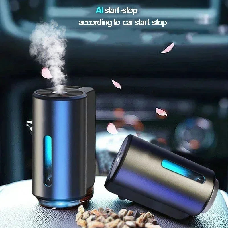 AutoPulse™ Car Aroma Diffuser with Essential Oil Bottles – Stylish Air Freshener