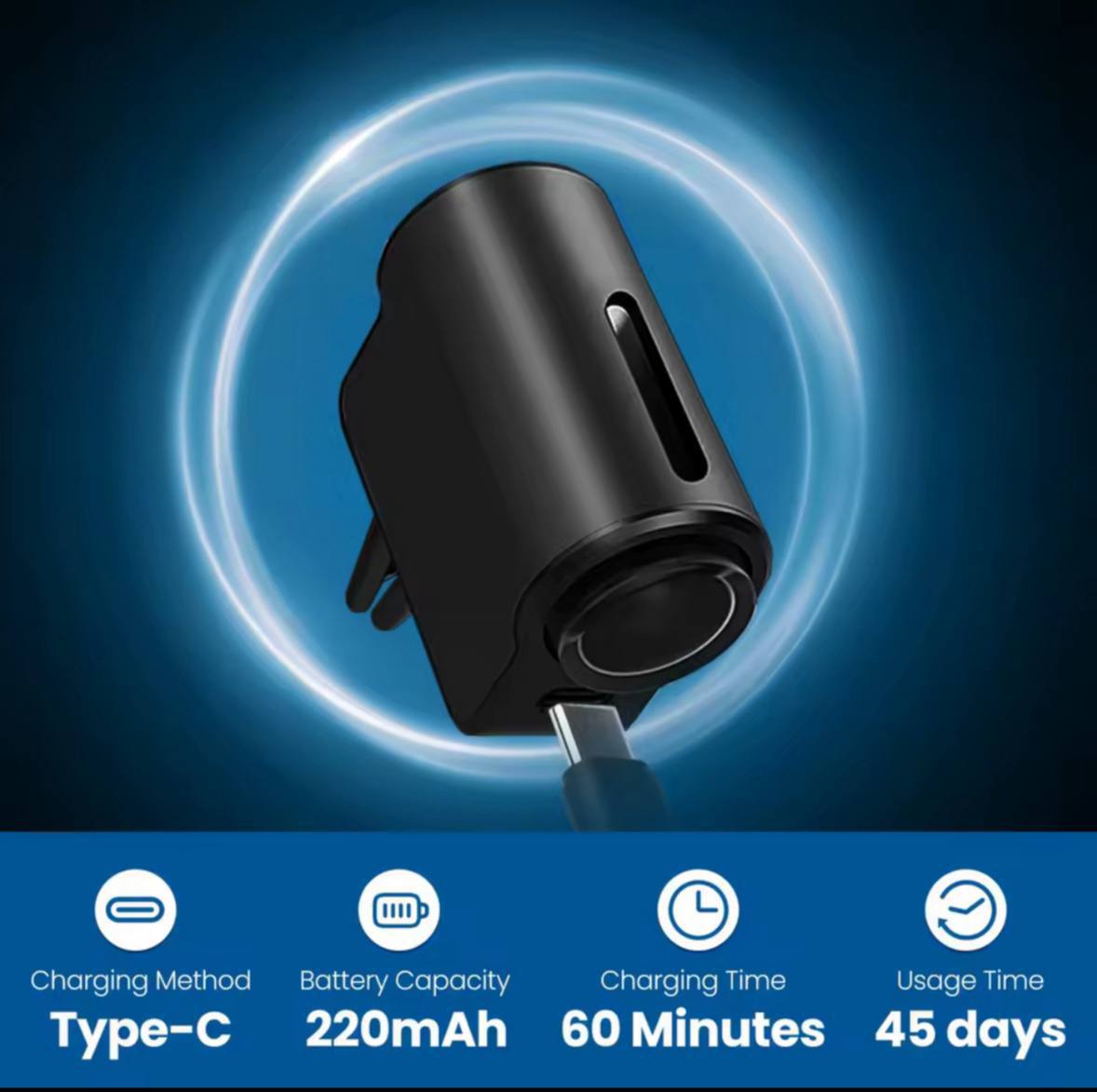 AutoPulse™ Car Aroma Diffuser with Essential Oil Bottles – Stylish Air Freshener