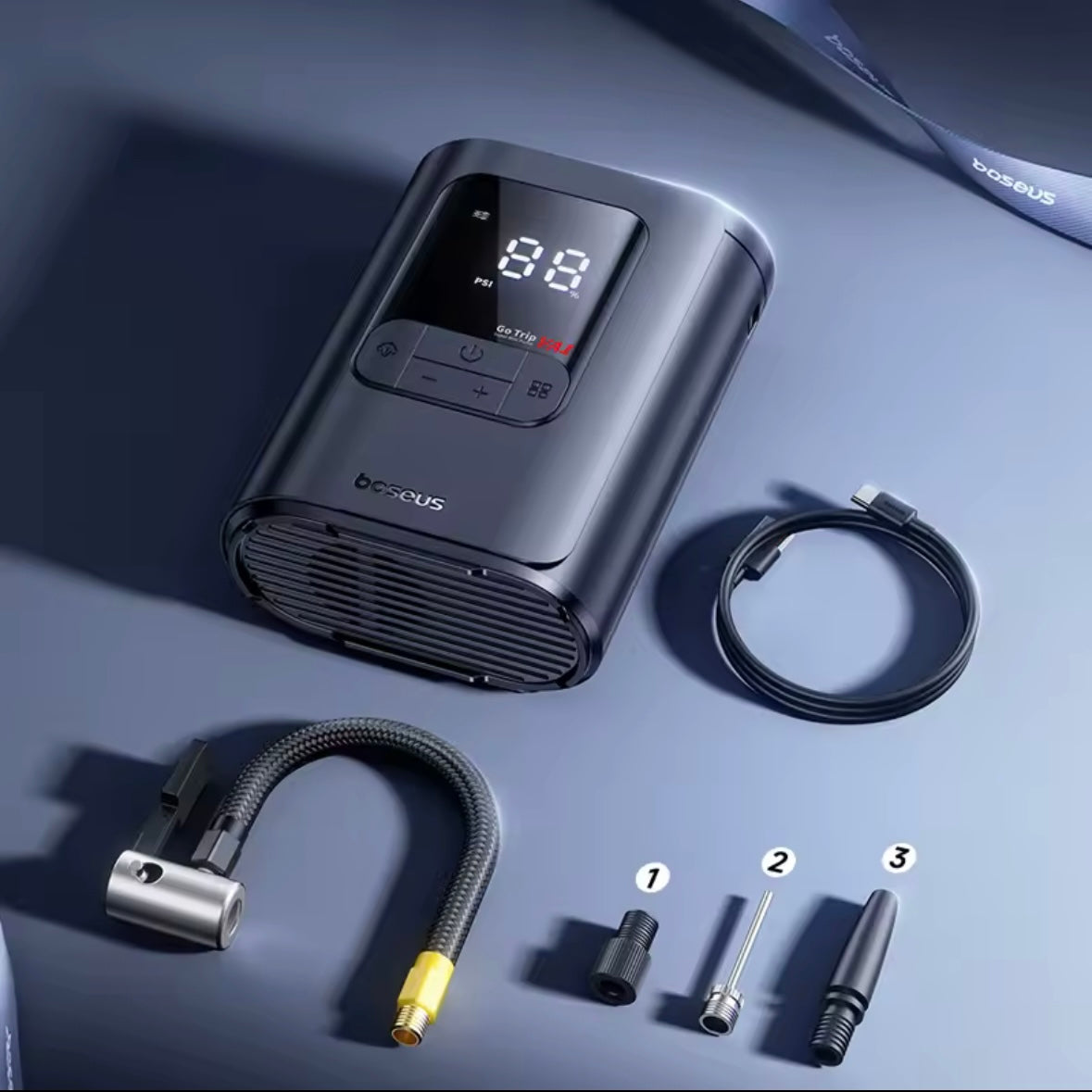 AutoPulse™Portable Wireless Air Inflator with Digital Display – Compact 22-Cylinder Pump